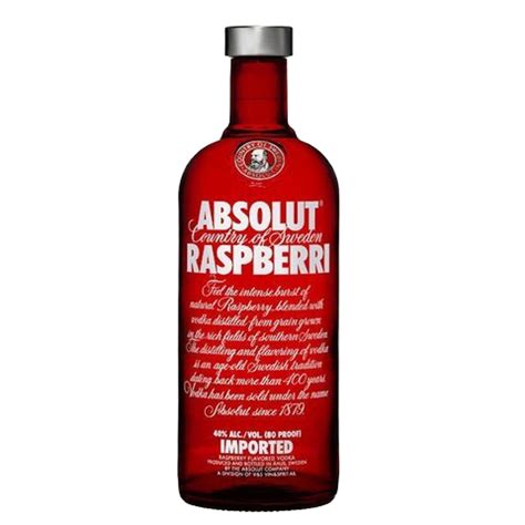 Absolut Vodka Raspberri 700ml Villa Market