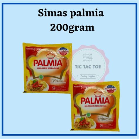 Jual Simas Palmia 200gram Margarine Margarin Margarin Sachet