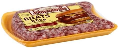 Johnsonville Brats Beer, Bratwurst - 19 oz, Nutrition Information | Innit