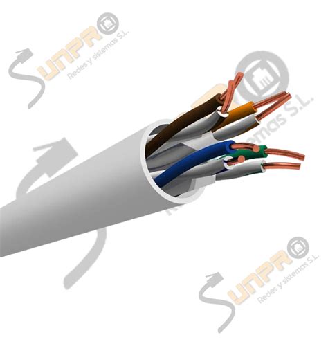 Cable Cat 6 U UTP CU LSZH rígido 305m blanco CPR B2ca Sunpro Redes