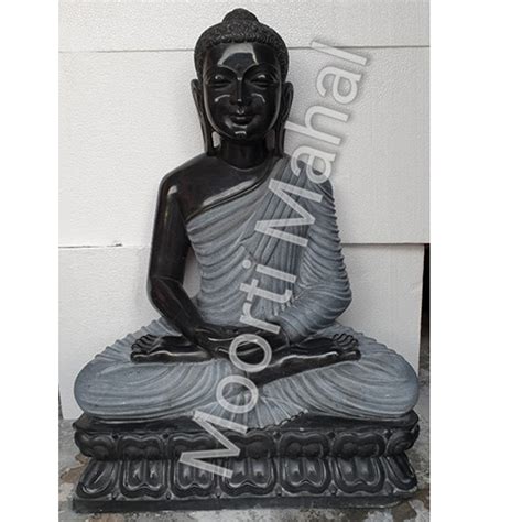 Sculpture Black Marble Lord Buddha Statue At Best Price In Jaipur