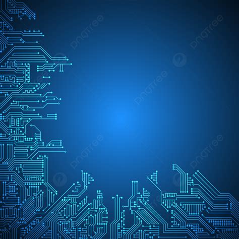 Diseño De Circuitos Electrónicos De Fondo Vectorial Aplicado