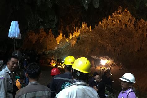 Soccer Team Trapped In Flooded Cave Complex In Thailand