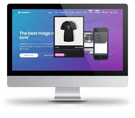 WooCommerce Menu QuadMenu