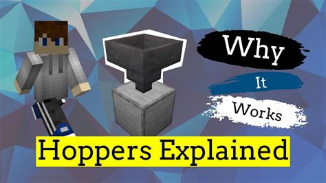 Minecraft Hoppers Explained Why It Works Series Minecraft 1 16 3