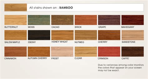 Bamboo Stains - DeWils Custom Cabinetry