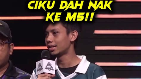 Ciku Dah Nak Ke M Interviw And Mic Check Todak Vs Team Secret Game