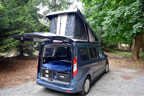 Photos 2019 Ford Transit Connect Campervan With Rooftop Tent And Pull Out Kitchen Outdoorsy