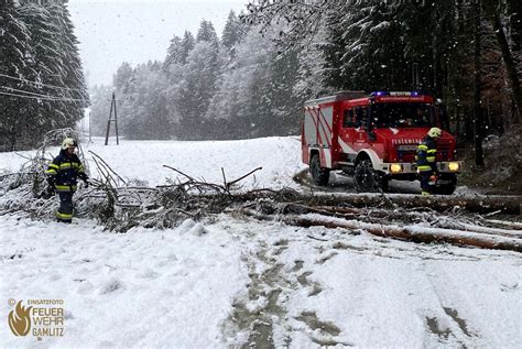 Mehrere Technische Eins Tze Nach Neuschnee Ff Gamlitz