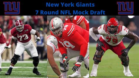 New York Giants Round Mock Draft Youtube