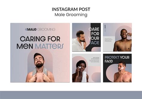 Images de Instagram Post Design Mode Masculine Téléchargement gratuit