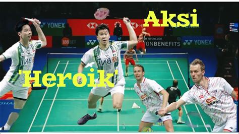 Aksi Heroik Minions Kevin Sanjaya Markus Gideon Ina Vs Boe