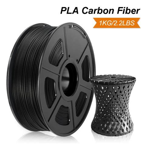 PLA Carbon Fiber 1kg 2 2lbs Tolerance 0 02MM 3D Printer Filament 1