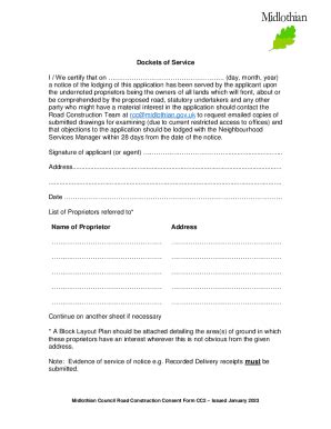 fillable  cc form dockets  service fax email print pdffiller