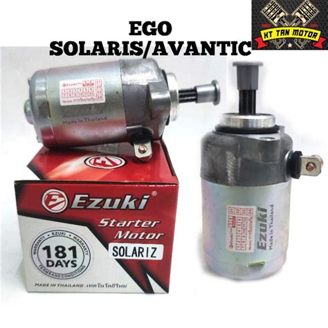 Ego Solaris Ego Avantic Starter Motor Ezuki Made In Thailand Warranty