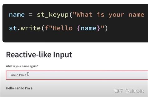 Streamlit中有趣widgets和组件介绍 知乎