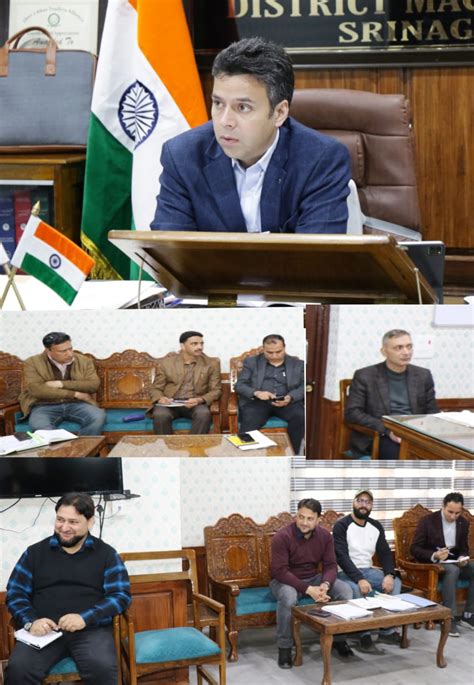 Ls Poll Deo Holds Meeting With Aros Nodal Officers The Kashmir Monitor