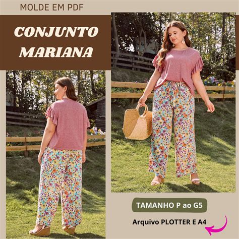 Molde Conjunto Mariana Julia Suenia Nunes Gomes Hotmart