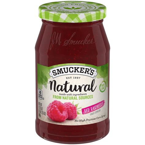 Natural Red Raspberry Fruit Spread Smucker S