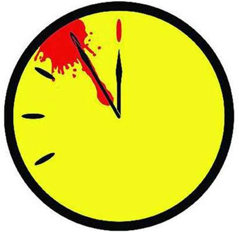 NECA Watchmen Bloody Doomsday Clock Patch - ToyWiz