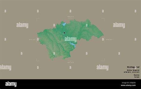 area  nizhegorod region  russia isolated   solid background   georeferenced bounding