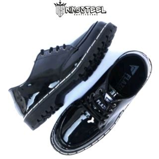 Jual Sepatu Docmart Pria Sepatu Hitam Mengkilap Sepatu Oxford Pria