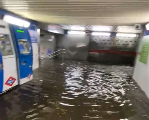 Hoy Se Esperan En Madrid Lluvias De Hasta 120 Litros Por Metro Cuadrado