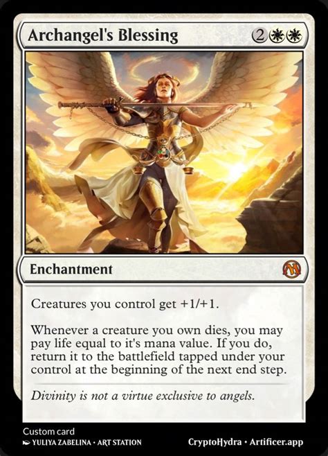 Archangels Blessing In Magic The Gathering Cards Magic The