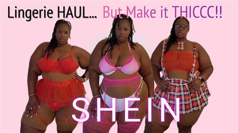 PLUS SIZE LINGERIE HAUL SHEIN Curve Try On Pieces For Everybody And