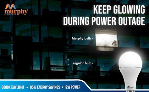 Buy Murphy Led Inverter Bulb Watt Rechargeable Emergency Led Bulb