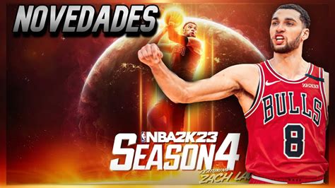 TODAS Las NOVEDADES De La TEMPORADA 4 En NBA 2K23 MyTeam Zach LAVINE