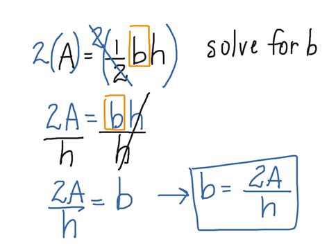 How To Do Literal Equations