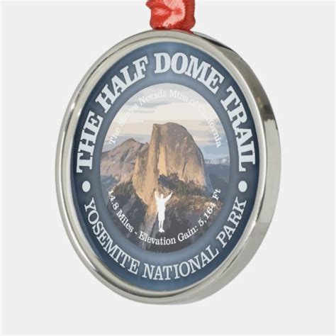 Half Dome Trail Metal Ornament Zazzle