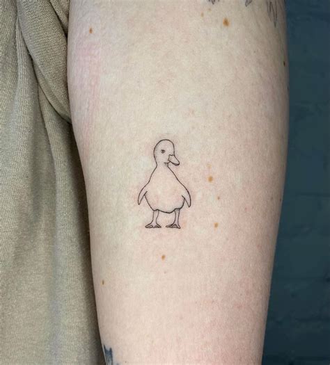 Duck Line Tattoo Duck Tattoos Goose Tattoo Baby Tattoos