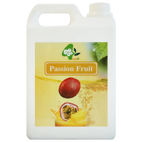 Passion Fruit Syrup 250kg Wholesale Supplier Of Bubble Tea