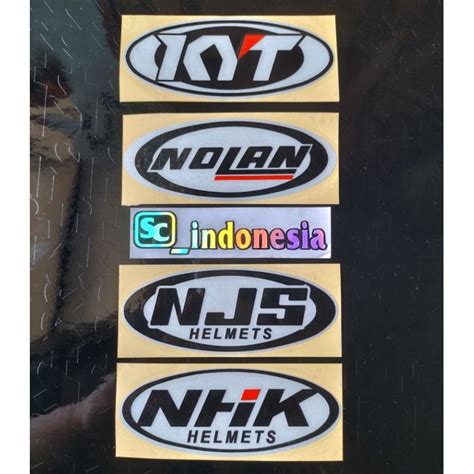 Jual Stiker Cutting Merk Helm Njs Kyt Shopee Indonesia