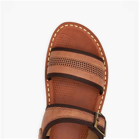 Buy Tan Mens Buckled Sandals