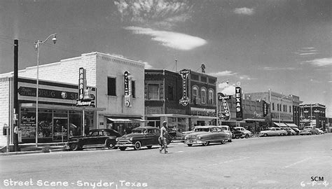 Snyder New York Skyline Snyder Texas Scurry County