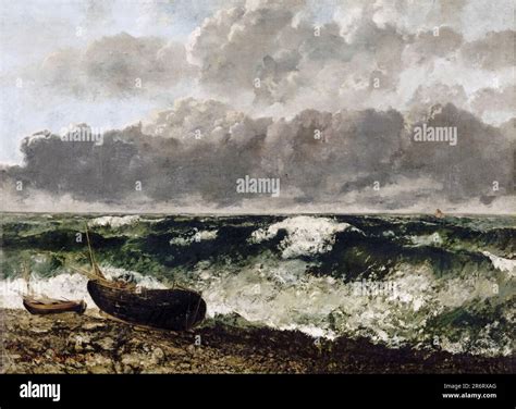 Gustave Courbet La Mer Orageuse The Stormy Sea Or La Vague The Wave