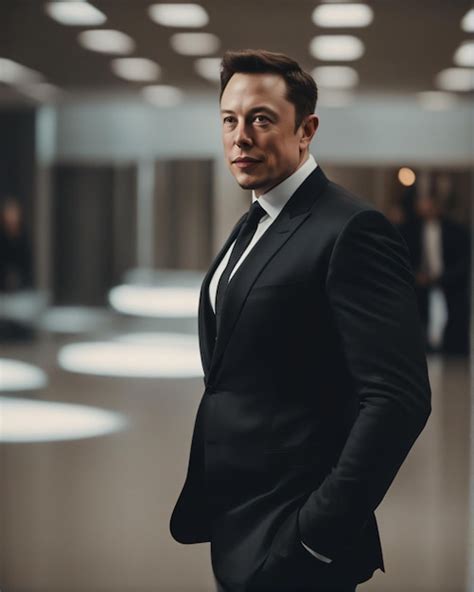 Premium AI Image | Elon Musk picture CEO of SpaceX Tesla Twitter