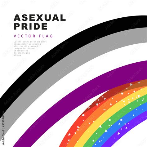 The Lgbt Flag And The Flag Of Asexual Pride Lack Of Sexual Orientation