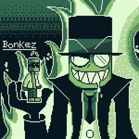 Black Hat Pixel Art By Bonkez On Newgrounds