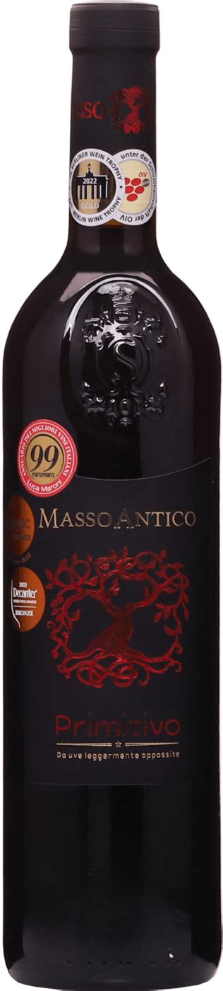 Masso Antico Primitivo Appassito Primitivo Svet Nápojov