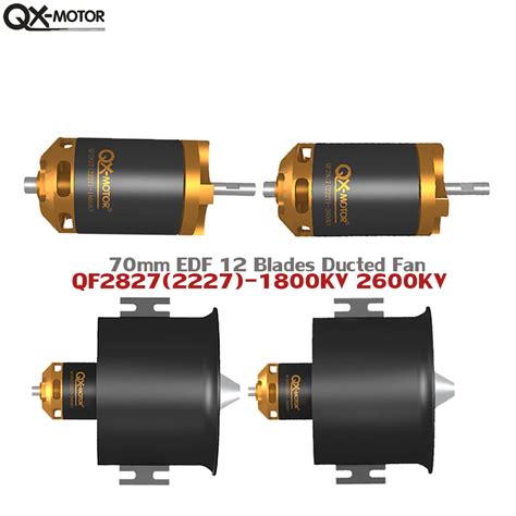 Qx Motor Blades Ducted Fan Mm Edf Qf Brushless Motor