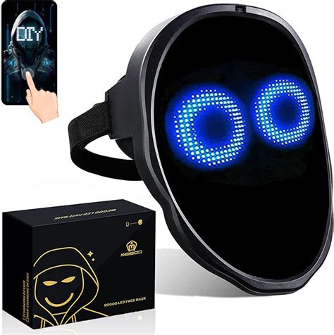 Amazon Megoo Led Mask With Bluetooth Programmable App Shining Led