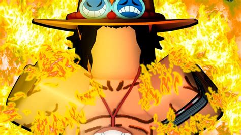 Eu Recriei O Ace Punhos De Fogo No Melhor Jogo De One Piece Do Roblox