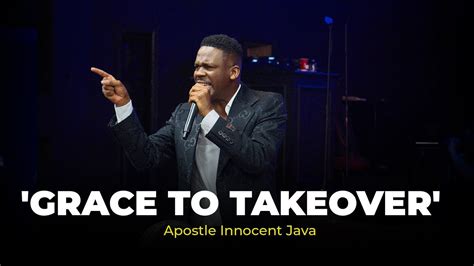 Grace To Takeover Ke Houston Apostle Innocent Java Youtube