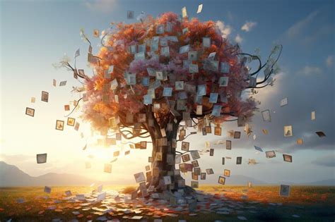 Premium Ai Image Memory Tree That Revives Memories