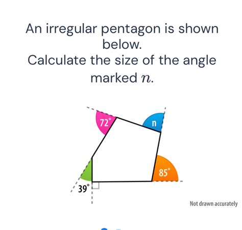 SOLVED: An irregular pentagon is shown below. Calculate the size of the ...