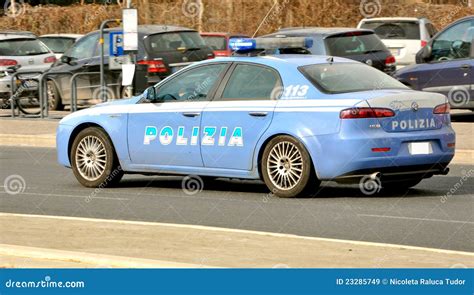 Police Car In Italy Editorial Stock Image - Image: 23285749